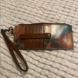 Patricia Nash Colorful Leather Wristlet